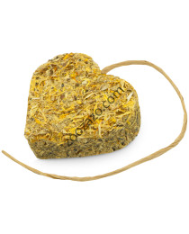 Беззърнесто лакомство от сушени цветя за Гризачи, 90 гр. - JR Grainless Heart with Petals 